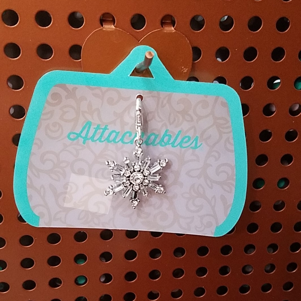 Snowflake purse charm #2
